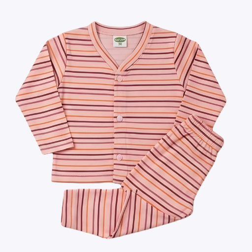 "Striped Night Suit" Baby Outfit