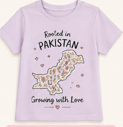 Girls Pakistan independence day T-shirt