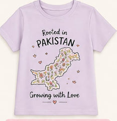 Girls Pakistan independence day T-shirt