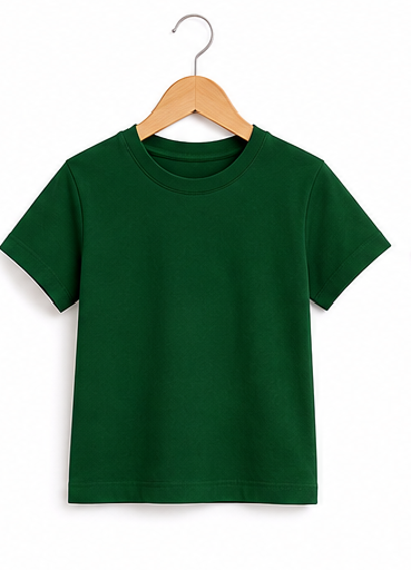 Dark green casual T-shirt