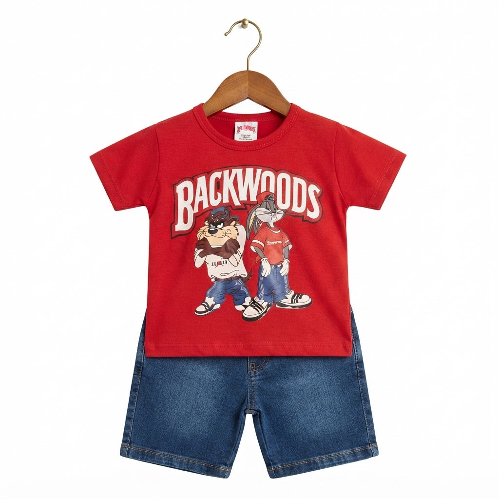 Baby boys Loony toons pants and shirt