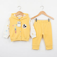 Girls mickey mouse 2 piece suit