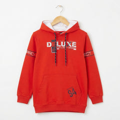 Boys red hoodie