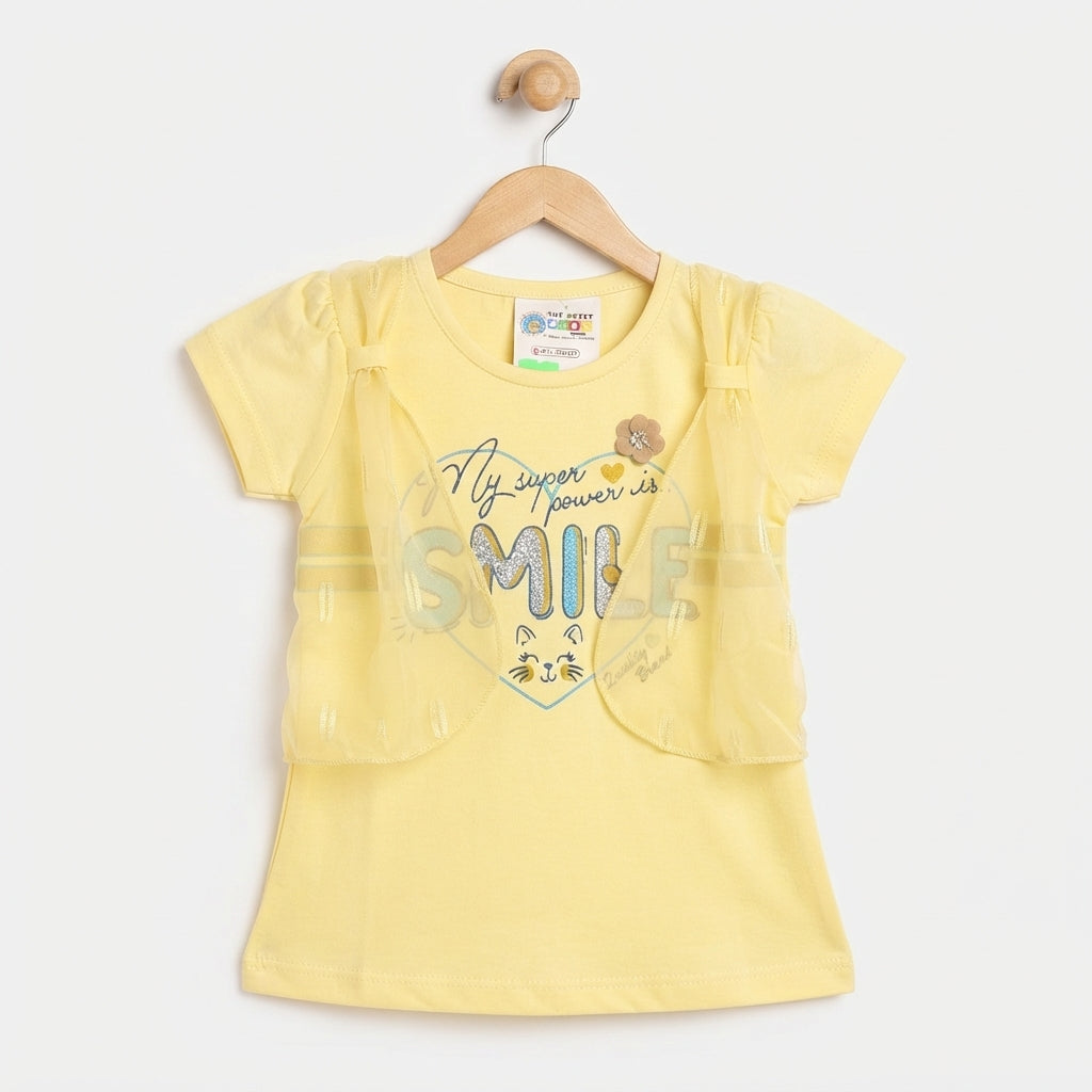 Baby girls short sleeves t-shirt