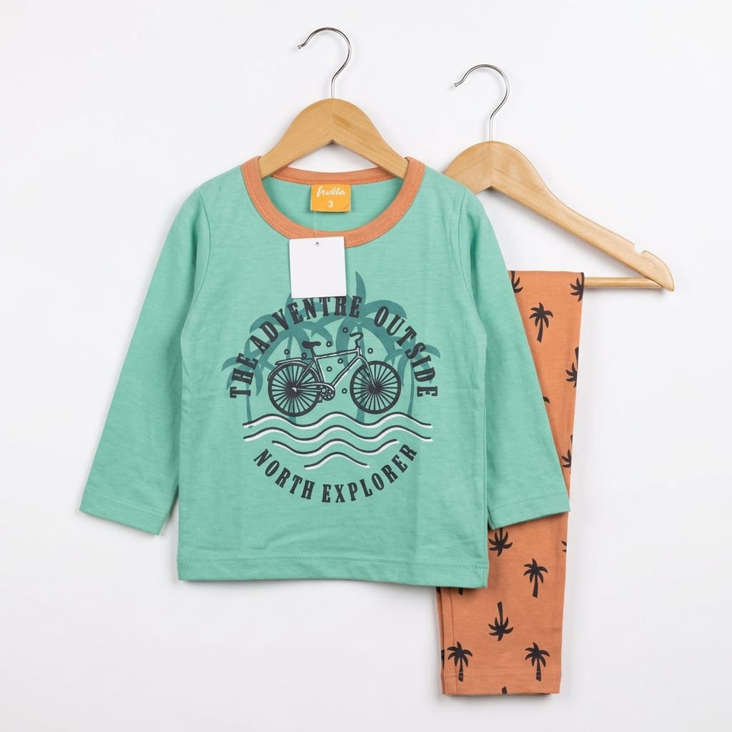 Boys 2 piece night suit